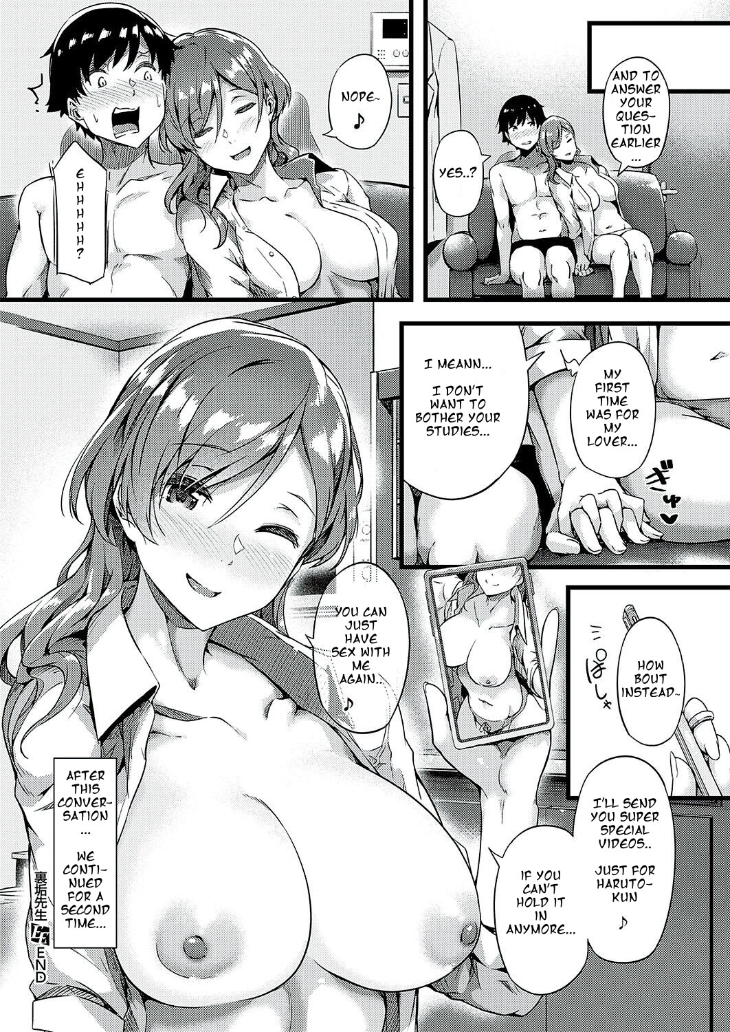 Hentai Manga Comic-Ura-account Sensei-Read-28